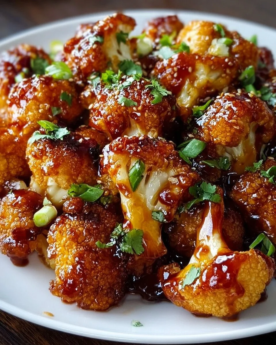 Ahorn-Sriracha-Blumenkohl-Glück