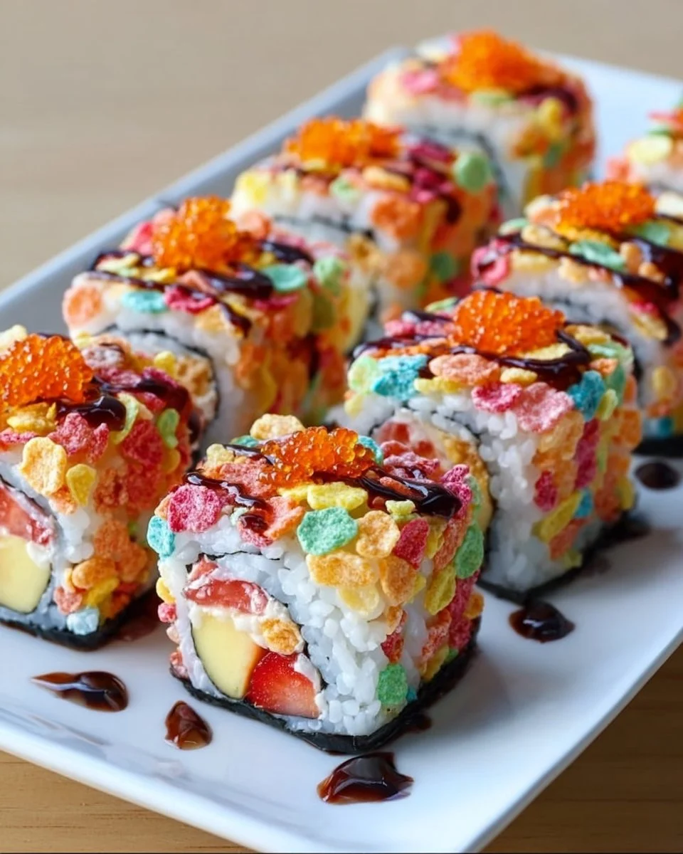 Fruchtige Pebbles Sushi