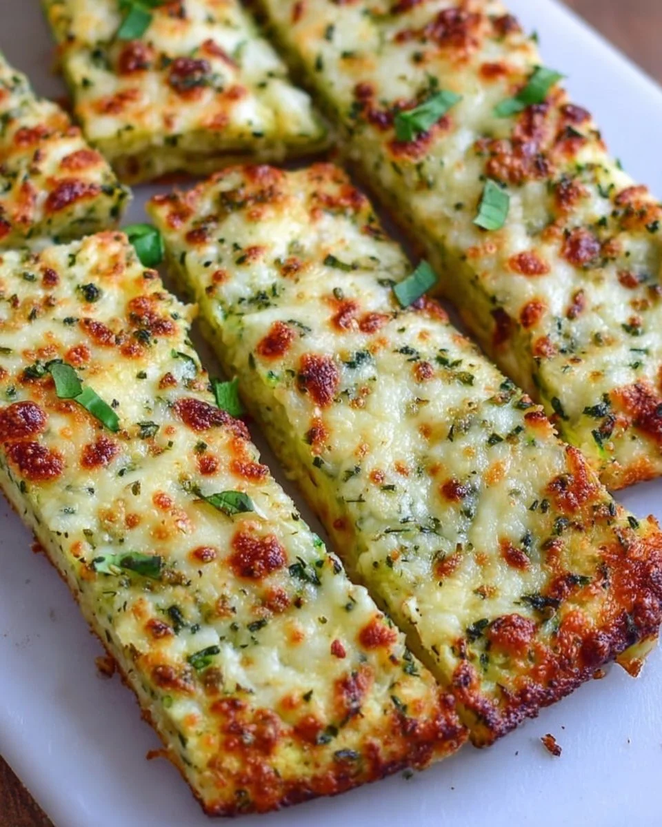 Käse-Zucchini-Brotsticks
